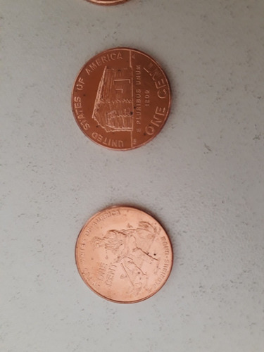 Lote De 4 Moedas Lincoln Cent 2009 Dólar Comemorativas Todas (Usado)