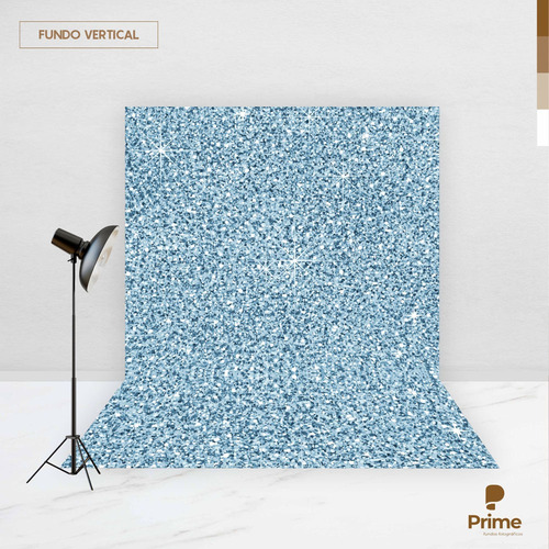 Fundo Fotográfico Brilho Textura Tecido Vertical 1,5 X 2,2m Cor Azul-claro Desenho impresso BRILHO AZUL