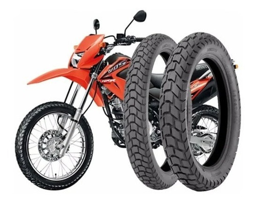 Par Pneu 120/80-18 E 90/90-21 Technic T&c Falcon Xt 600.