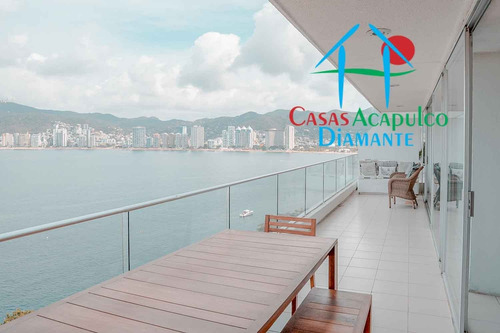 Imagen 6 de 14 de Cad Montemar 6. Terraza Con Vista A La Bahía De Acapulco