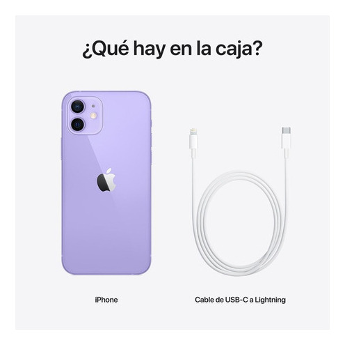 iPhone 12 128 GB morado - Excelente (Reacondicionado)