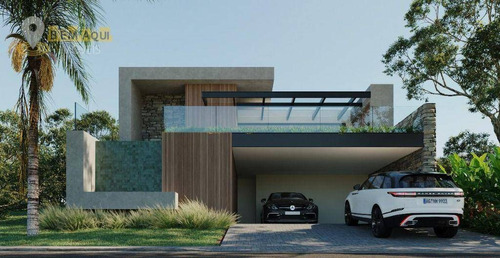 Imagem 2 de 14 de Linda Casa Em Fase De Construção, Com Previsão De Entrega Em Julho De 2.022 No Condomínio Villas Do Golfe Em Itu. - Ca1621