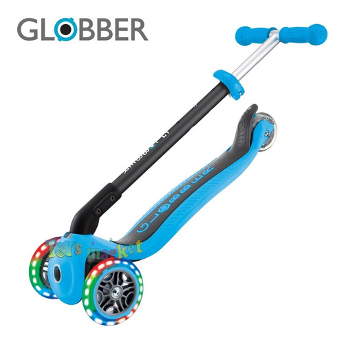 Imagen 4 de 10 de Globber Monopatin 3 En 1 Go Deluxe Andador De Paseo