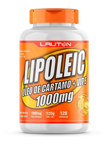 Oleo De Cartamo Lipoleic 1000mg - 120 Caps Lauton Nutrition