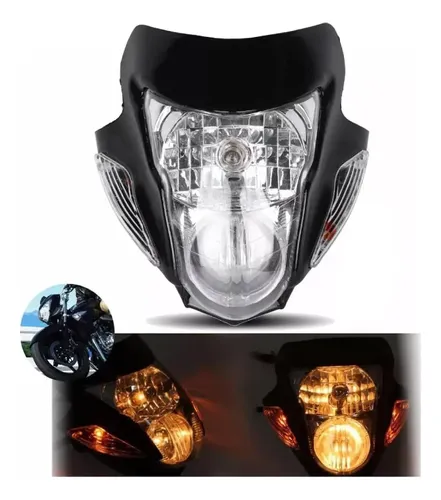 JFG RACING Faro Motard Led,Fari Universali per Moto Faro JFG RACING Faro Motard Led,Fari Universali per Moto Faro