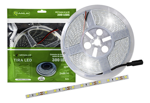 Tira Led Decorativa Luz Blanca 5 Metros 2400lm 30w Radiante