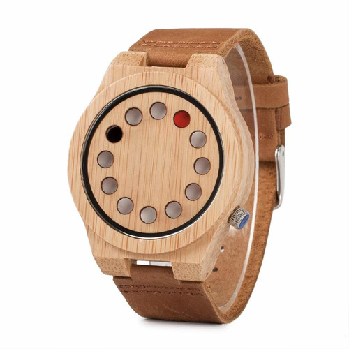 Bobo Bird, Reloj De Madera De Bambu Para Hombre Con Correa