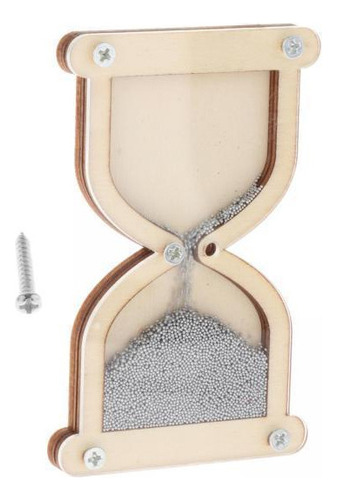 A 2 Kit Tablero Ocupado Reloj Arena Madera, Gris