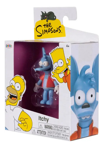 Itchy Figura 2.5 Pulgadas, Los Simpson Jacks