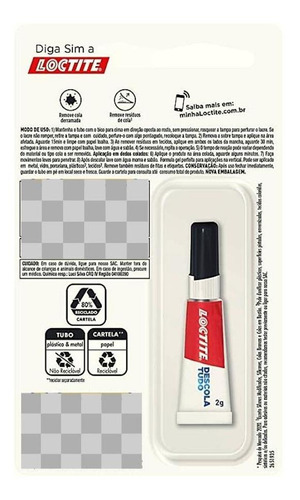 Imagem 2 de 2 de Removedor Loctite Descola Tudo 2g Unidade Henkel