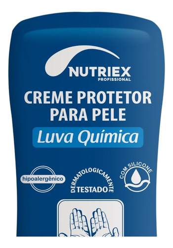 Kit 5 Creme Luva Quimica 200g Protetor Grupo 2 Para Mãos Epi