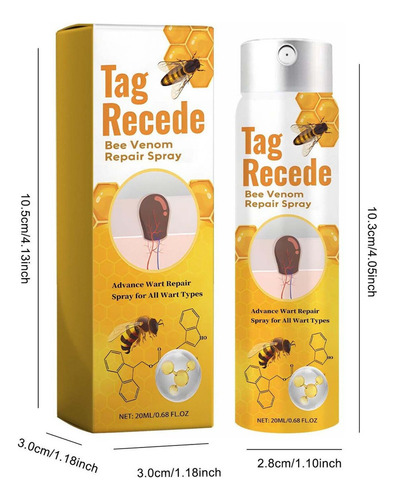 4* Tag Recede Bee, Aerosol Tag Recede Bee Bee Para Mujer