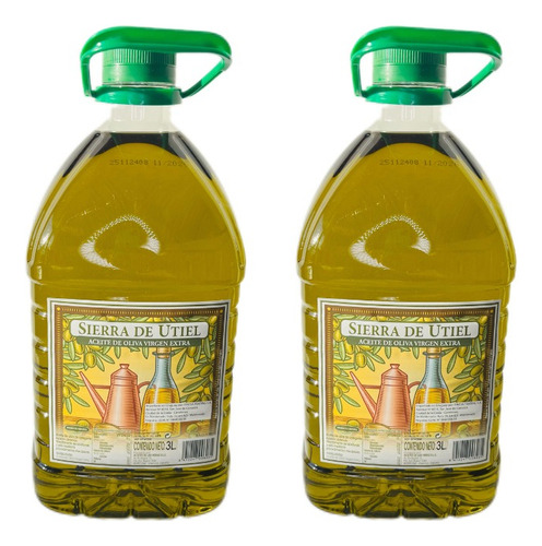 Aceite De Oliva Extra Virgen Sierras De Utiel 6 Lt (2x3lts)