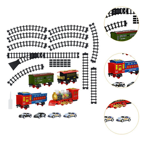 Juego De Tren Eléctrico, Juego De Vías De Tren, Locomotora