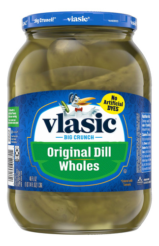 Vlasic Eneldo Original De Encurtidos Enteros 46 Onzas Liquid