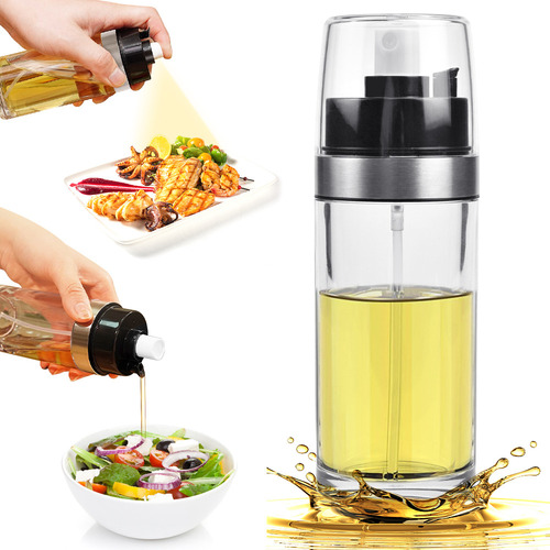 - Dispensador Y Rociador De Aceite 2 En 1 De 150 Ml,