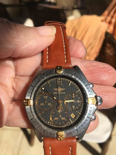 Relogio Breitling Chronomat 80350 Quartz Inox/ouro Unisex