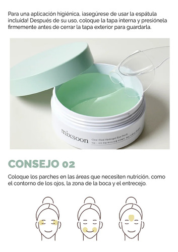 Mixsoon Parche De Hidrogel Para Ojos 60 Parches Normal A Seca Día/noche