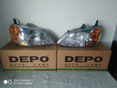 Faros Honda Civic 2000-2001-2002 Izquierdo Y Derecho Depo