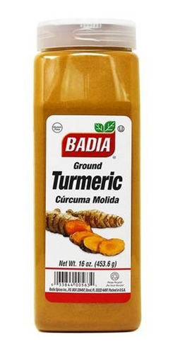 Badia Curcuma Molida 453.6 G - g a $55