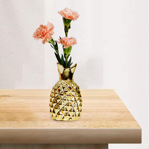 Florero De Cerámica De Piña, Adorno De Mesa, Florero, L