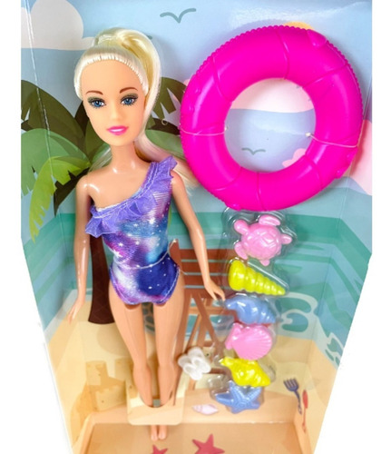 Muñeca Tiny Fantasy Verano Con Accesorios