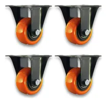 Comprar 4 Ruedas Fijas Reforzada 40mm Ruedita Ruleman 