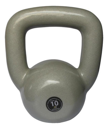 Kettlebell Emborrachado 10 Kg Crossfit Funcional Verde