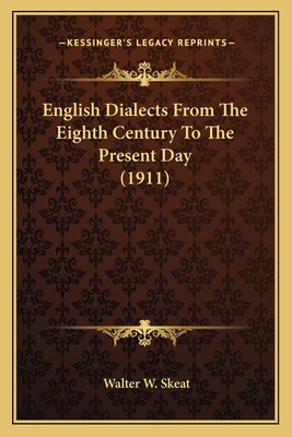 Libro English Dialects From The Eighth Century To The Pre...