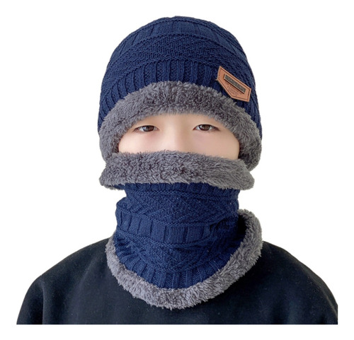 Gorro Bufanda Lana Invierno Niña Niño 6-12 Años