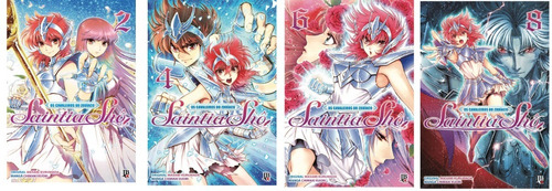 Manga Os Cavaleiros Do Zodíaco - Saintia Shô - Com 4 Volumes