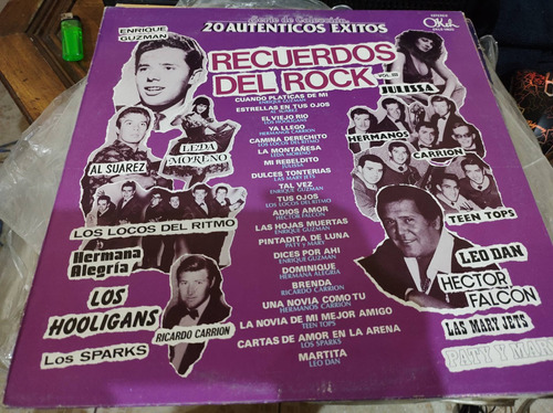 Rock Mex 20 Éxitos Compilación Vol.3 Vinyl,lp,acetato 