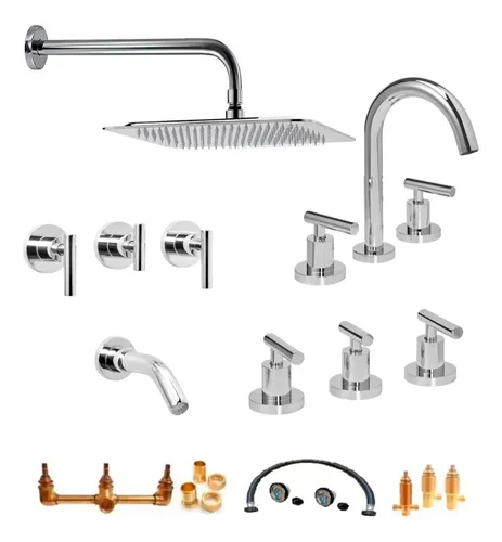 Griferia completa para baño peirano sale
