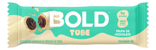 Barra de cereal Bold Tube  sabor trufa de chocolate 30 g