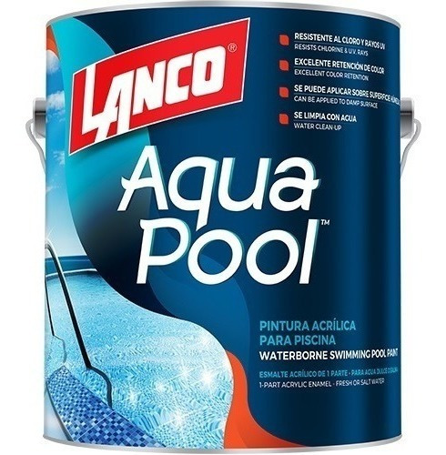 Pintura Para Piscinas Resistente A Cloro Lanco Aqua Pool