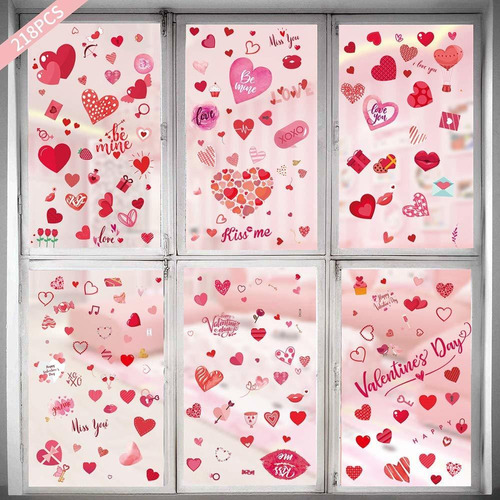 Adhesivos Ventana Del Día De San Valentín Pegatinas D...