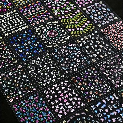 30 Hojas De Pegatinas Autoadhesivas De Flor De Cerezo For