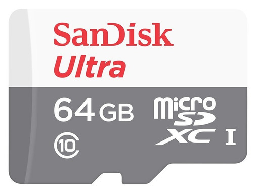 Cartao Memoria Micro Sd 64gb Sandisk Class10 Full Hd 80mb/s