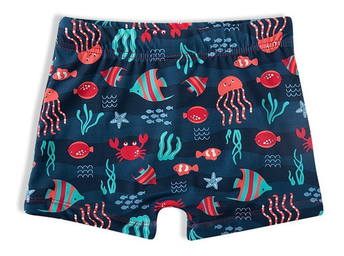 Imagem 4 de 6 de Sungão Shorts De Praia Infantil Bebê Menino Proteção Uv 50+