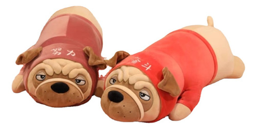 Peluche Perro Pug Bulldog Sharpei +caja De Regalo