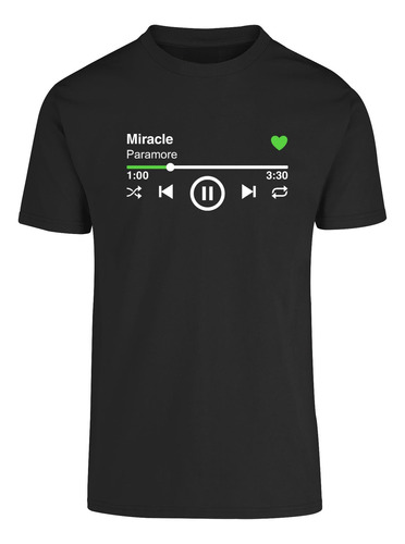 Playera Musical Paramore | Miracle
