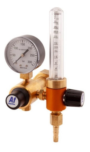 Regulador A Piston Mini  Co2 Con Flowmeter Argenflow