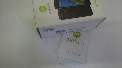 Caixa Com Manuais Original Moto G1 4g Xt1040