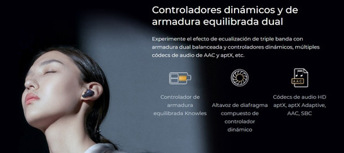 Imagen 7 de 7 de Auriculares in-ear inalámbricos Haylou T Series W1 azul