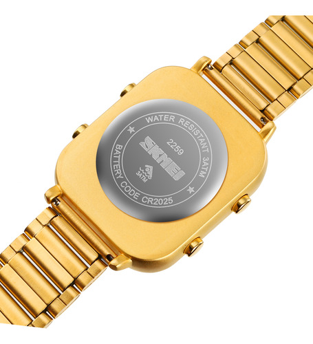 Reloj Digital Con Cronómetro Skmei Para Hombre Y Mujer, Resi