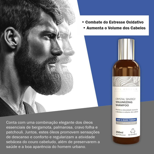 Shampoo Crystal Sinergy Fitoterápico Com Oléos Essenciais