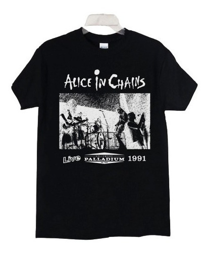 Polera Alice In Chains Live 1991 Thrash Metal Abominatron