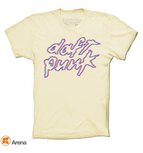 Daft Punk Playeras 3d Logo Skiddaw T-shirts
