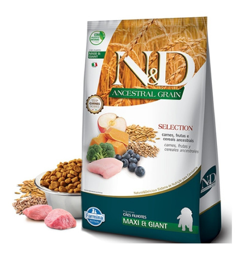 Farmina N & D Ancestral Grain Cachorro Mediano 15kg + Regalo