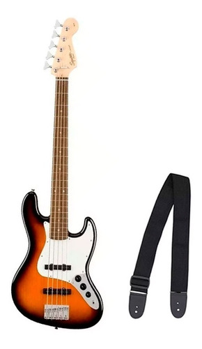 Contrabaixo Fender Squier Affinity Brown Sunburst Jazz Bass V Lr 037 1575 - 532